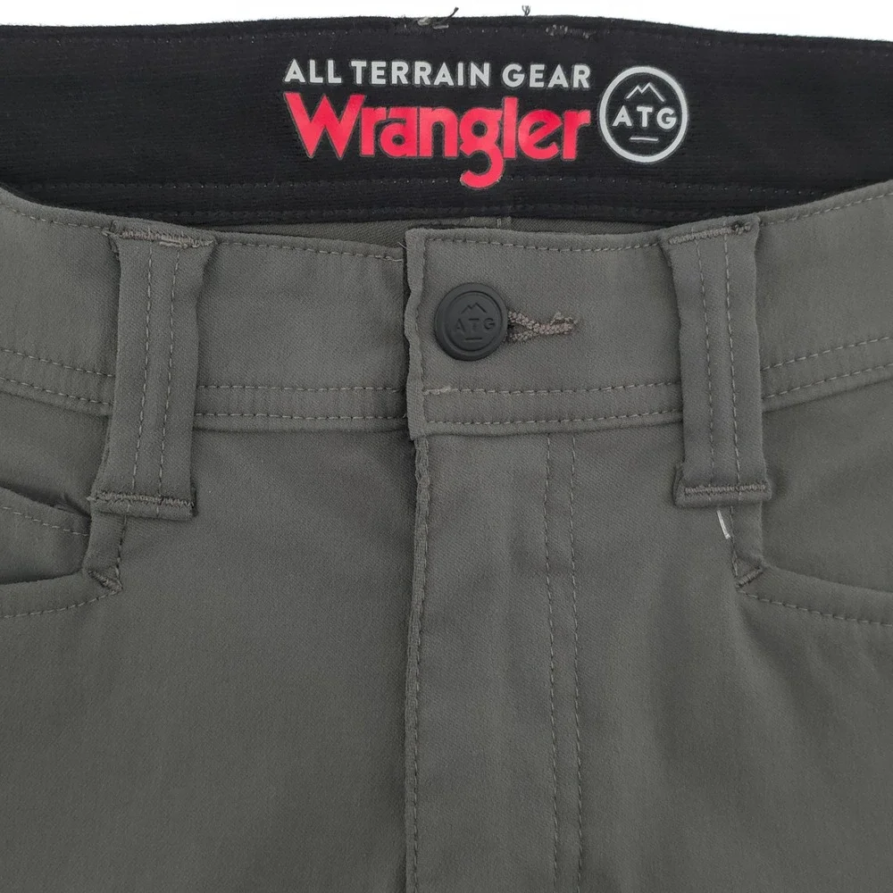 Wrangler Mens Pants ATG All Terrain Gear 30x30 Gray Utility Hiking Gorpcore